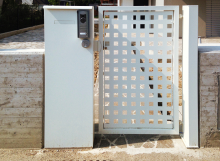 Cancello pedonale ad un'anta per abitazione privata a Rovigo (RO)