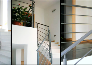 Parapetto Corrimano in ferro design moderno